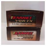 BARNES VOR-TX ** 6.5 PRC 130 GR TSX BT ** Lot of 2 boxes