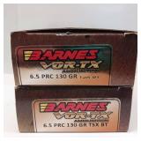 BARNES VOR-TX ** 6.5 PRC 130 GR TSX BT ** Lot of 2 boxes