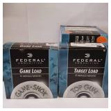 FEDERAL GAME LOAD ** 12 GAUGE ** 2 3/4" ** 1 OZ 7 1/2 SHOT ** LOT OF 4 BOXES