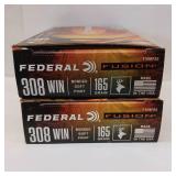 FEDERAL 308 WIN ** 165 GRAIIN ** Lot of 2 boxes