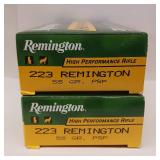 REMINGTON 223 ** 55 GR ** lot of 2 boxes
