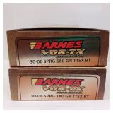 BARNES VOR-TX ** 30-06 SPRG 180 gr ** TTSX BT ** lot of 2 boxes