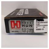 HORNADY PRECISION HUNTER ** 6.5 Creedmore 143 gr ** ELD-X
