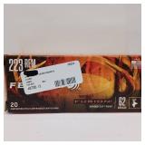 FEDERAL FUSION 223 REM  ** 62 gr ** LOT OF 2 BOXES