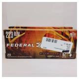 FEDERAL 223 REM ** FUSION - MADE IN USA - Soft Rounded point ** 62 gr ** lot of 3 boxes