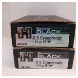HORNADY BLACK 6.5 CREEDMORE ** 140 gr BTHP ** LOT OF 2 BOXES