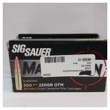 SIG SAUR SUBSONIC MARSKMAN 300 BLACK ** 220 gr OTM ** 3 BOX LOT