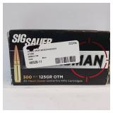 SIG SAUR SUBSONIC MARSKMAN 300 BLACK ** 125 gr OTM ** 2 BOX LOT