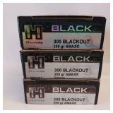 HORNADY 300 BLACKOUT 208 gr AMAX ** lot of 3 boxes