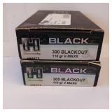 HORNADY BLACKOUT 300 110 gr VMAX ** lot of 2 boxes