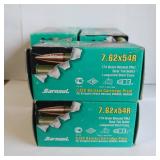 Brown Bear 120rds - 7.62x54R Brown Bear 174gr. FMJ Ammo (6 boxes)