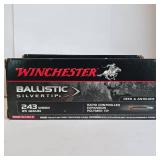 40 rounds - Winchester Ammunition Ballistic Silvertip 95 gr Polymer Tip .243 WSSM Ammo, 20/box