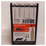 223 REM - 55GR- BTV - Ballistic Tip - Varmint - NOSLER Ammunition - 5 boxes - 100rounds