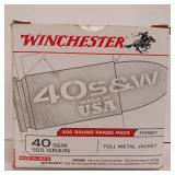 Winchester - 40 S&W - 165GR FMJ - 200 Round Range Pack