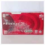 Federal Champion 40 S&W - 180 Grain FMJ - 100 Rounds