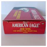 American Eagle Rifle, 308 Win, 150 Grain, Full Metal Jacket Boat-Tail - x1 - 20 round box