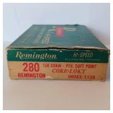 280 Remington Hi Speed 150gr Core Lokt Soft Point. Full Box of 20rds.