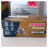 12G - Mixed Lot - Buckshot - Federal - Remington - Winchester - one partial box