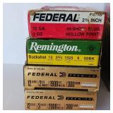 12G - Mixed Lot - Buckshot - Federal - Remington - Winchester - one partial box
