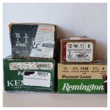 12G & 20G Mixed Lot - 85 total - Shotgun Shells - Full boxes - Remington - Federal - Kent