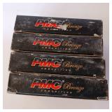 223 Remington - 55GR - FMJ-BT - 4 full box - 80 rounds total