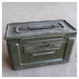 Metal Ammunition Box - Latch Lid - Ammo Box - 50Cal. M2 - Water resistant Seal Lid - GeoCache Stash Box