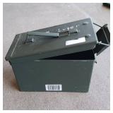 Metal Ammunition Box - Latch Lid - Ammo Box - Water resistant Seal Lid - GeoCache Stash