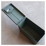 Metal Ammunition Box - Latch Lid - Ammo Box - GeoCache Box - Water resistant Seal Lid