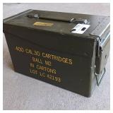 Metal Ammunition Box - Latch Lid - Ammo Box - GeoCache Stash Box - Water resistant Seal Lid