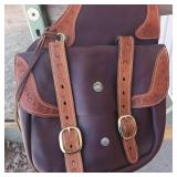 HANDCRAFTED Genuine heavy duty leather by WAYNE WEST - NEVER USED!