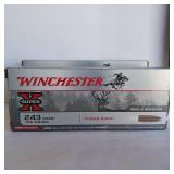 Winchester Super-X Power-Point 243 WSSM - 100-Grain Ammunition **2 full boxes**