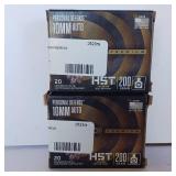 2 Boxes - 10MM - Federal Premium - Personal Defense Ammo - HST - JHP - 200 GR