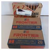 223 REM - 55Gr. Frontier & Hornady (3 boxes) 60 rounds total