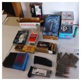 Mixed LOT - Various Ammunition - Full & Partial Boxes - 9mm Magazine and More - 6.5, 12Ga, 308, 44, 40, 223, 5.45 +