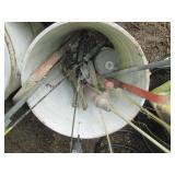 Ice fishing rods, scoop and other a...