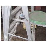 Warner aluminum 5ft a-frame step la...