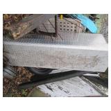 Diamond plate full size metal truck...