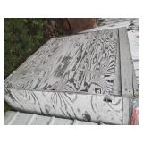 48in×85in×53in wood storage box c...