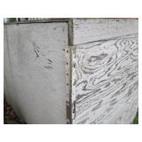 48in×85in×53in wood storage box c...