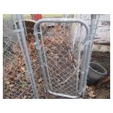 Small chain link dog kennel enclosu...