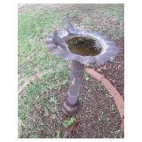 Heavy duty cast iron Bird bath...