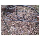 Heart themed outdoor decorative whe...