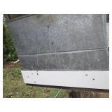 Outdoor thermometer and giant wood/...