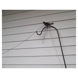 Metal outdoor patio table plus (2) ...