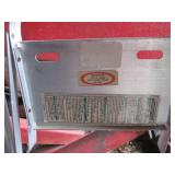 Pair of metal step stools...