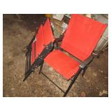 Pair of outdoor folding chairs...