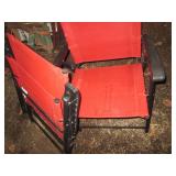 Pair of outdoor folding chairs...