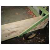 John Deere themed pull behind haywa...