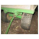 John Deere themed pull behind haywa...