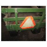 John Deere themed pull behind haywa...